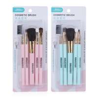 High quality make up brushes 5pcs foundation eyebrow eyeshadow lip custom makeup brush set