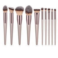 Professional Cosmetic Synthetic brush make up Kit Beauty Makeup Brushes Set For Blending 10pcs Foundation Powder