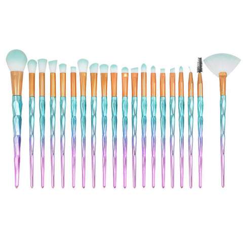 Eye Brush Set 20 pcs Eyeshadow Eyeliner Blending Crease Kit Makeup Brushes Kit Make Up Foundation Eyebrow Eyeliner Blush